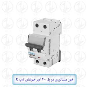 فیوز مینیاتوری دو پل 40 آمپر هیوندای تیپ C
