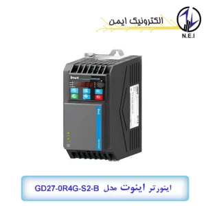 اینورتر تک فاز به سه فاز 0.4 کیلووات اینوت مدل GD27-0R4G-S2-B