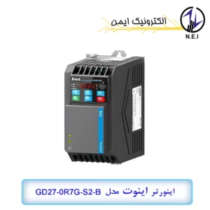 اینورتر تک فاز به سه فاز 0.75 کیلووات اینوت مدل GD27-0R7G-S2-B